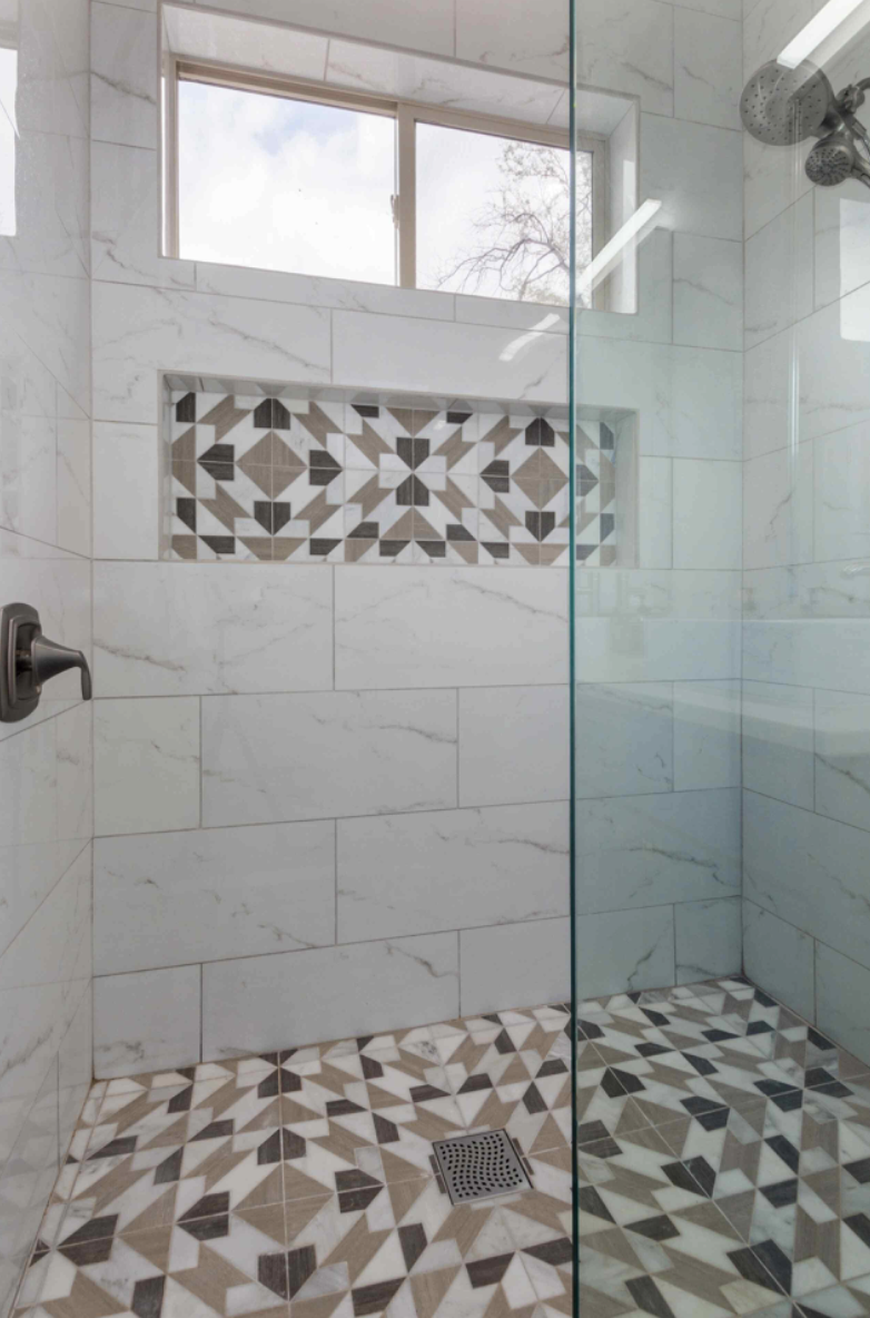 The Lomas — Full bath 1 — Walk-in shower