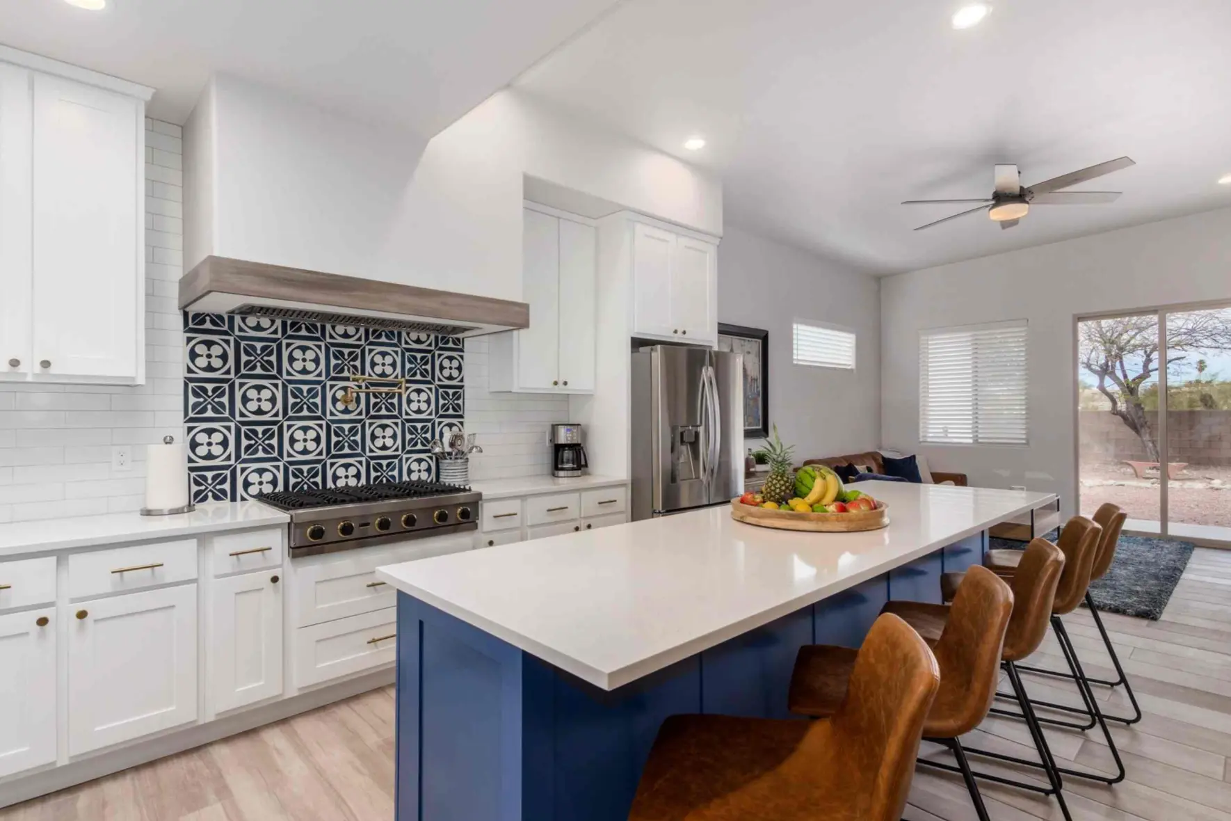 The Lomas — Chef's kitchen — wide view